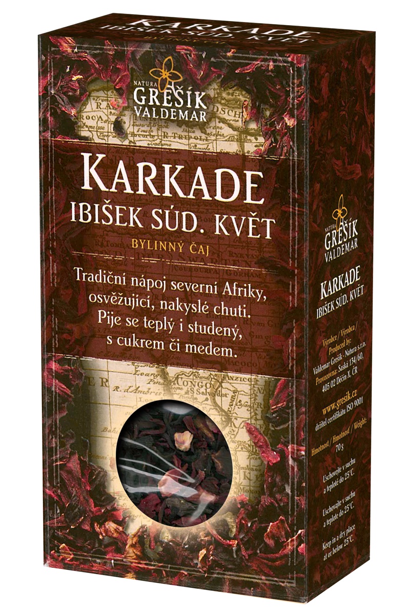Bylinný čaj KARKADE (osviežujúci) sypaný