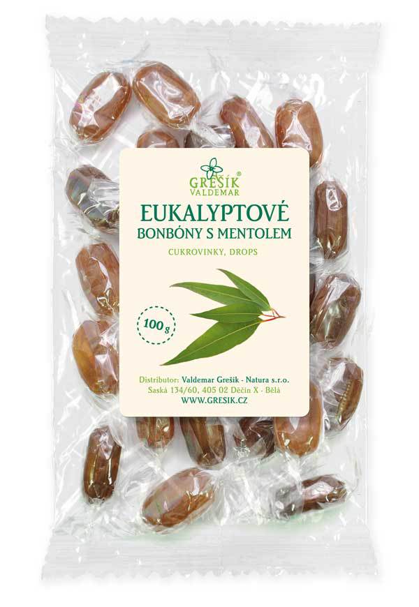 Cukríky EUKALYPTUS