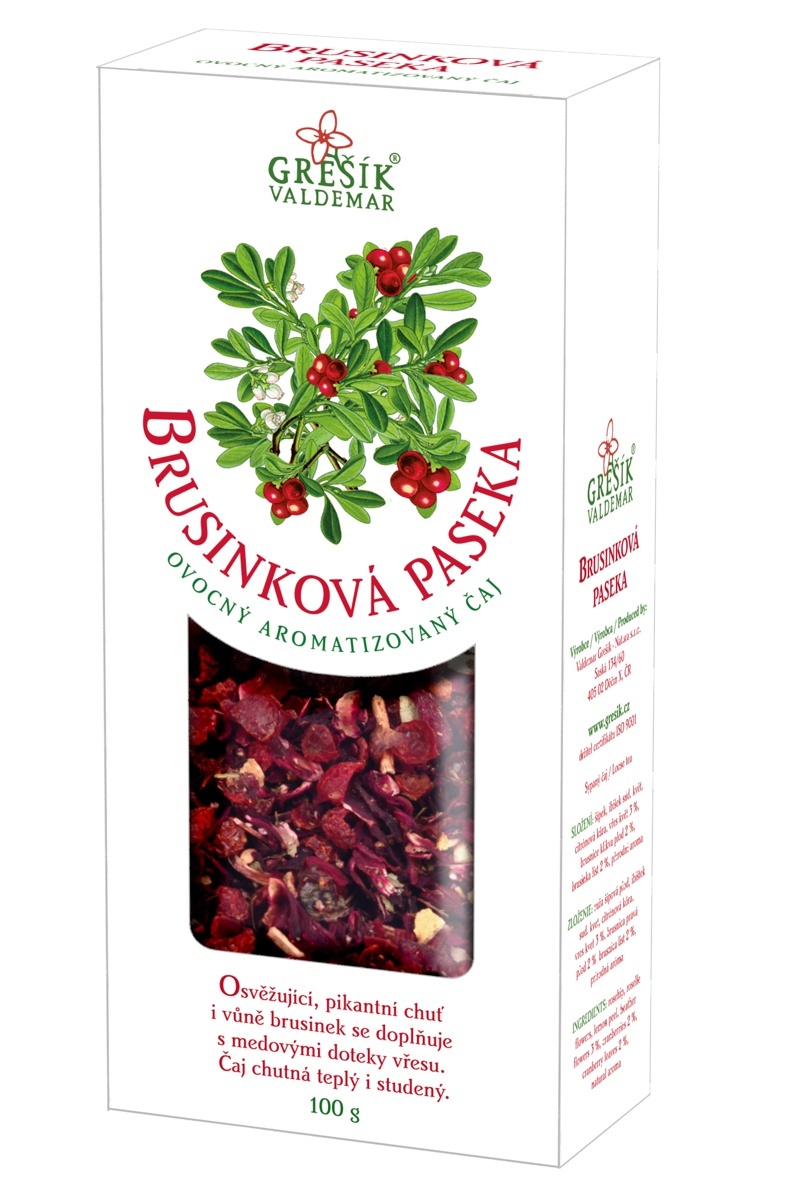 Ovocný čaj BRUSNICOVÝ (sypaný)