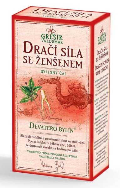 Bylinný čaj DRAČIA SILA (zlepšuje vitalitu a zvyšuje libido) sypaný