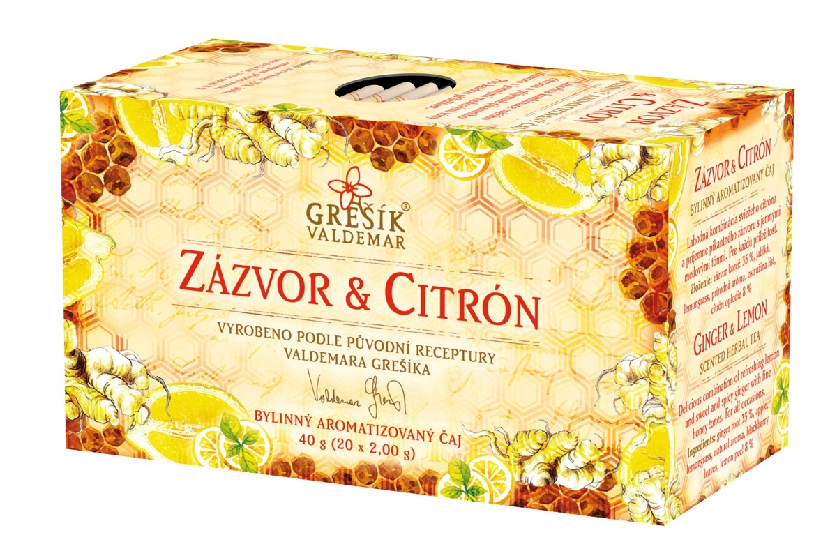 Bylinný čaj ZÁZVOR CITRÓN
