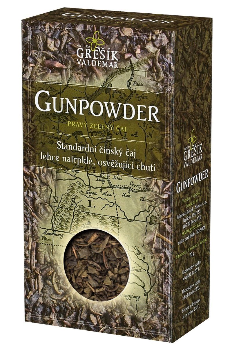 Zelený čaj GUNPOWDER (sypaný)